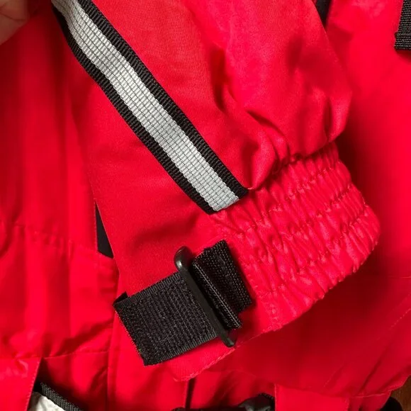 EUC Obermeyer Red/Black One Piece Velocity Shell Suit in Women's 12 Petite - Picture 13 of 16